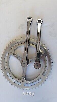 Vintage Campagnolo Gran Sport TIPO Steel Crank Set 3 Arm