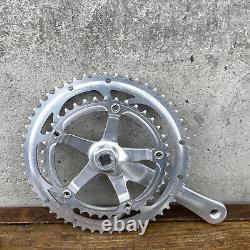 Vintage Campagnolo Mirage Crank Set 170 mm Double Square Taper 135 BCD Race A3