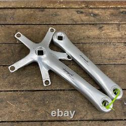 Vintage Campagnolo Mirage Crank Set 170 mm Triple Square Taper 74 135 BCD Italy