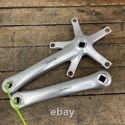 Vintage Campagnolo Mirage Crank Set 170 mm Triple Square Taper 74 135 BCD Italy