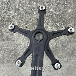 Vintage Campagnolo PISTA Crank Set 170 mm 144 Old School BMX 82 83 Track Black