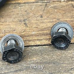 Vintage Campagnolo PISTA Crank Set 170 mm 144 Old School BMX 82 83 Track Black