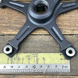 Vintage Campagnolo PISTA Crank Set 170 mm 144 Old School BMX 82 83 Track Black