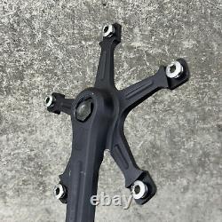 Vintage Campagnolo PISTA Crank Set 170 mm 144 Old School BMX 82 83 Track Black