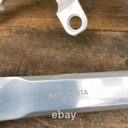 Vintage Campagnolo Pista Crank Set Track 180 mm 151 BCD Single Campy Cranks
