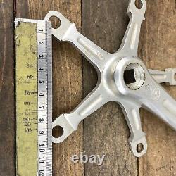 Vintage Campagnolo Pista Crank Set Track 180 mm 151 BCD Single Campy Cranks