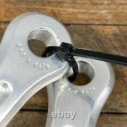 Vintage Campagnolo Pista Crank Set Track 180 mm 151 BCD Single Campy Cranks