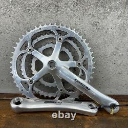 Vintage Campagnolo Racing T Triple Crank Set 170 mm 74 135 BCD Tour Eroica A4