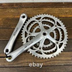 Vintage Campagnolo Racing T Triple Crank Set 170 mm 74 135 BCD Tour Eroica A4