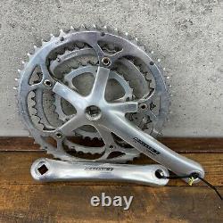Vintage Campagnolo Racing T Triple Crank Set 170 mm 74 135 BCD Tour Eroica A4