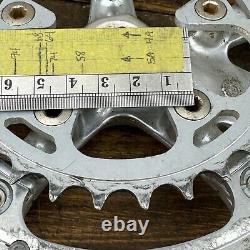 Vintage Campagnolo Racing T Triple Crank Set 170 mm 74 135 BCD Tour Eroica A4