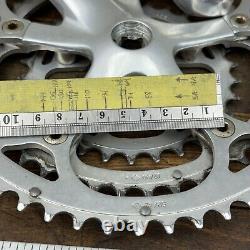 Vintage Campagnolo Racing T Triple Crank Set 170 mm 74 135 BCD Tour Eroica A4