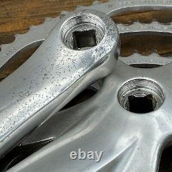 Vintage Campagnolo Racing T Triple Crank Set 170 mm 74 135 BCD Tour Eroica A4