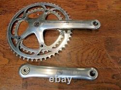 Vintage Campagnolo Record 172.5l 135 Bcd 53/42t Double Crank Set Hidden Bolt