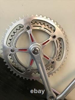 Vintage Campagnolo Record Chainset Crank Set 52 42 170mm Arms Square Taper Mint
