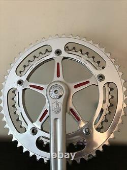 Vintage Campagnolo Record Chainset Crank Set 52 42 170mm Arms Square Taper Mint