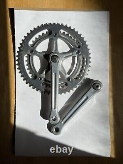 Vintage Campagnolo Record Crank Set 144 BCD 170 mm 1970s Strada Eroica Cranks
