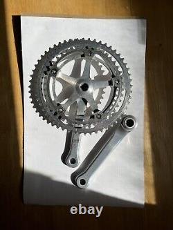 Vintage Campagnolo Record Crank Set 144 BCD 170 mm 1970s Strada Eroica Cranks