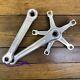 Vintage Campagnolo Record Crank Set 144 Bcd 1973 3 Silver 170 Mm Double Race