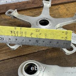 Vintage Campagnolo Record Crank Set 144 BCD 1981 1 Silver 170 mm Shield Circle