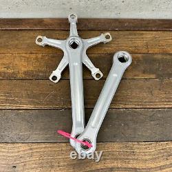 Vintage Campagnolo Record Crank Set 170 mm 144 BCD Strada Eroica Shield Early