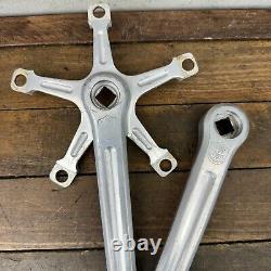 Vintage Campagnolo Record Crank Set 170 mm 144 BCD Strada Eroica Shield Early