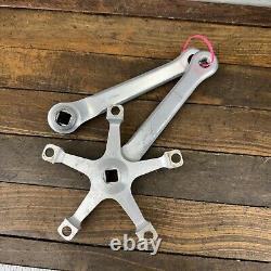 Vintage Campagnolo Record Crank Set 170 mm 144 BCD Strada Eroica Shield Early