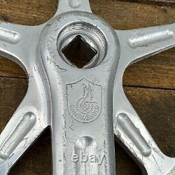 Vintage Campagnolo Record Crank Set 170 mm 144 BCD Strada Eroica Shield Early