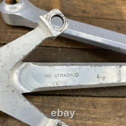 Vintage Campagnolo Record Crank Set 180 mm 144 BCD (2) 1982 Double Campy Strada