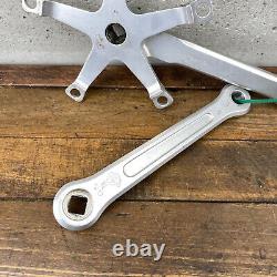 Vintage Campagnolo Record Crank Set Double 170 mm 144 BCD Italy Eroica 70s 79