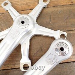 Vintage Campagnolo Record Crank Set Double 170 mm 144 BCD Italy Race Eroica A6