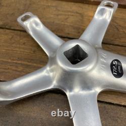 Vintage Campagnolo Record Crank Set Ultra Drive 172.5 mm NOS 135 BCD Italy 10s