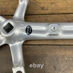 Vintage Campagnolo Record Crank Set Ultra Drive 172.5 mm NOS 135 BCD Italy 10s