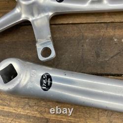 Vintage Campagnolo Record Crank Set Ultra Drive 172.5 mm NOS 135 BCD Italy 10s