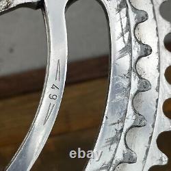 Vintage Campagnolo Record Triple Crank Set 170 mm 144 BCD 49t 56t Chainring 70s