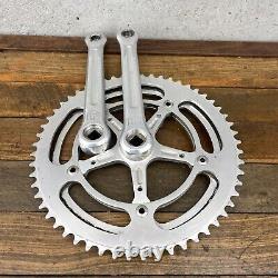 Vintage Campagnolo Record Triple Crank Set 170 mm 144 BCD 49t 56t Chainring 70s