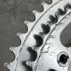 Vintage Campagnolo Record Triple Crank Set 170 mm 144 BCD 49t 56t Chainring 70s