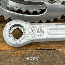Vintage Campagnolo TRIPLE Record Crank Set 170 mm 144 BCD Strada Eroica