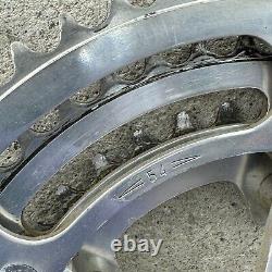 Vintage Campagnolo TRIPLE Record Crank Set 170 mm 144 BCD Strada Eroica