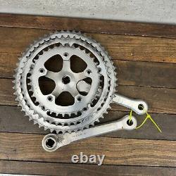 Vintage Campagnolo TRIPLE Record Crank Set 170 mm 144 BCD Strada Eroica