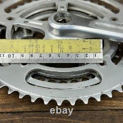 Vintage Campagnolo TRIPLE Record Crank Set 170 mm 144 BCD Strada Eroica