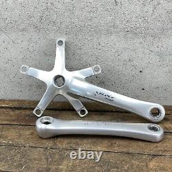 Vintage Campagnolo Veloce Crank Set 170 mm C9 Double Square Taper 135 BCD Campy