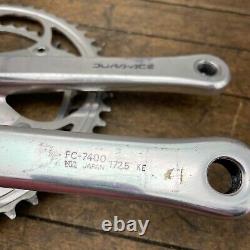 175mm Shimano Dura Ace Fc-7400 130bcd Double Crank Arms for sale online 