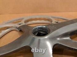 Vintage Gunmetal Suntour Superbe Pro Crankset 52 42t 165mm Road Bike Crank Set