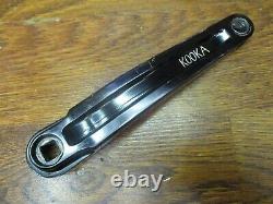 Vintage Kooka 175l 94/58 Bcd Square Taper Crank Arm Set Black & Gold