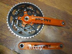 Vintage Race Face 175l 44/32/22t Square Taper Triple Crank Set Orange