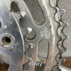 Vintage SR 86 BCD Crankset Apex Triple 170 mm Stronglight Touring Race Bike A2