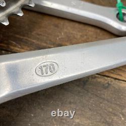 Vintage SR 86 BCD Crankset Apex Triple 170 mm Stronglight Touring Race Bike A2