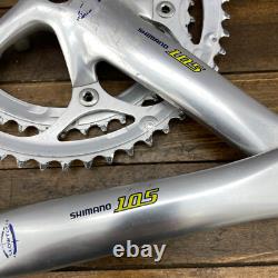Vintage Shimano 105 Crank Set Octalink 170 FC-5504 FC-5500 130 74 Triple Hollow