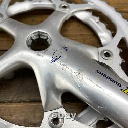 Vintage Shimano 105 Crank Set Octalink 170 FC-5504 FC-5500 130 74 Triple Hollow